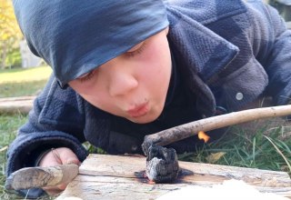 Wir erleben verschiedene alte Techniken! // &copy; Christina Blohm