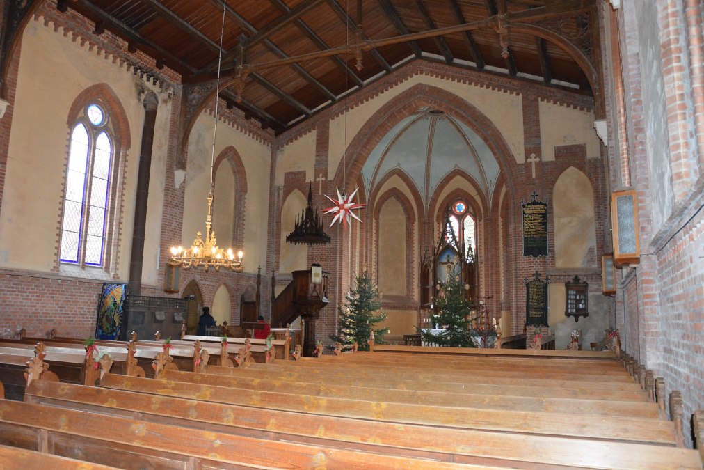 Kościół w Bańkowie widok wnętrza, © Foto: Karl-Georg Haustein