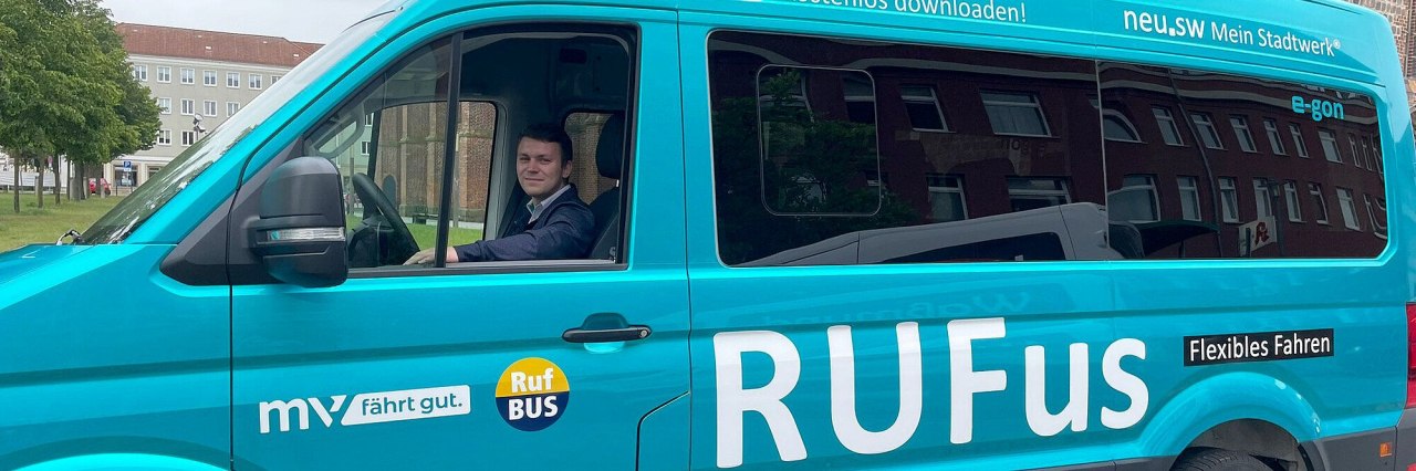 de RUFus van Stadtwerke Neubrandenburg, &copy; Stadtwerke Neubrandenburg