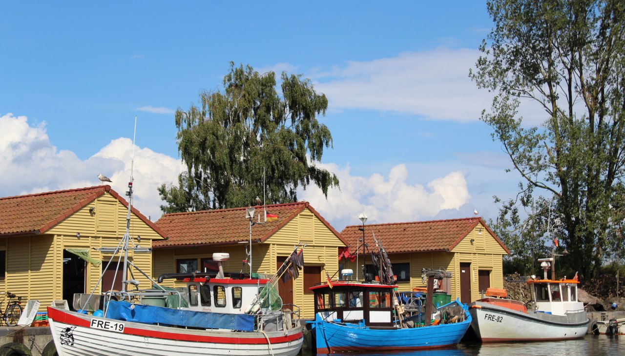 Fishing boats in Freest, © tvv.Pocha-Burwitz