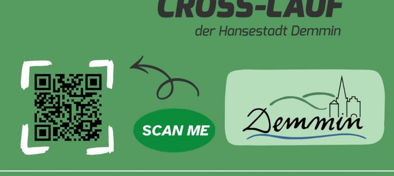 Flyer Cross-Country Run Hanseatic City of Demmin // &copy; Emy Hermann