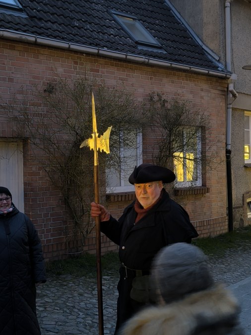 Stroll through historic Wittenburg with "night watchman" Volker Siering and let yourself be whisked away into the history of the town., &copy; Frank Friedrichs