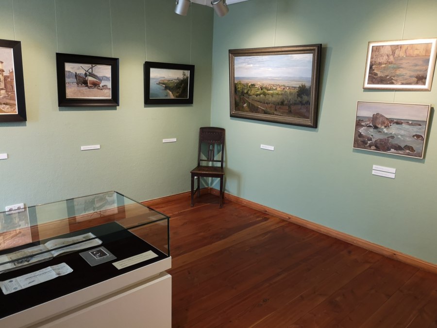 The impressionist painter Oscar Achenbach - exhibition until 2020, © Stadt Barth