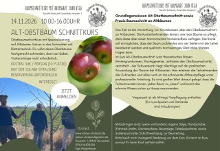 Flyer Obstbaumscnittkurs // &copy; Ingo Felgenhauer