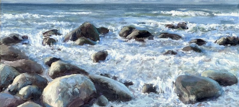 &Ouml;l auf Leinwand, 2025 // &copy; Thomas Freundner