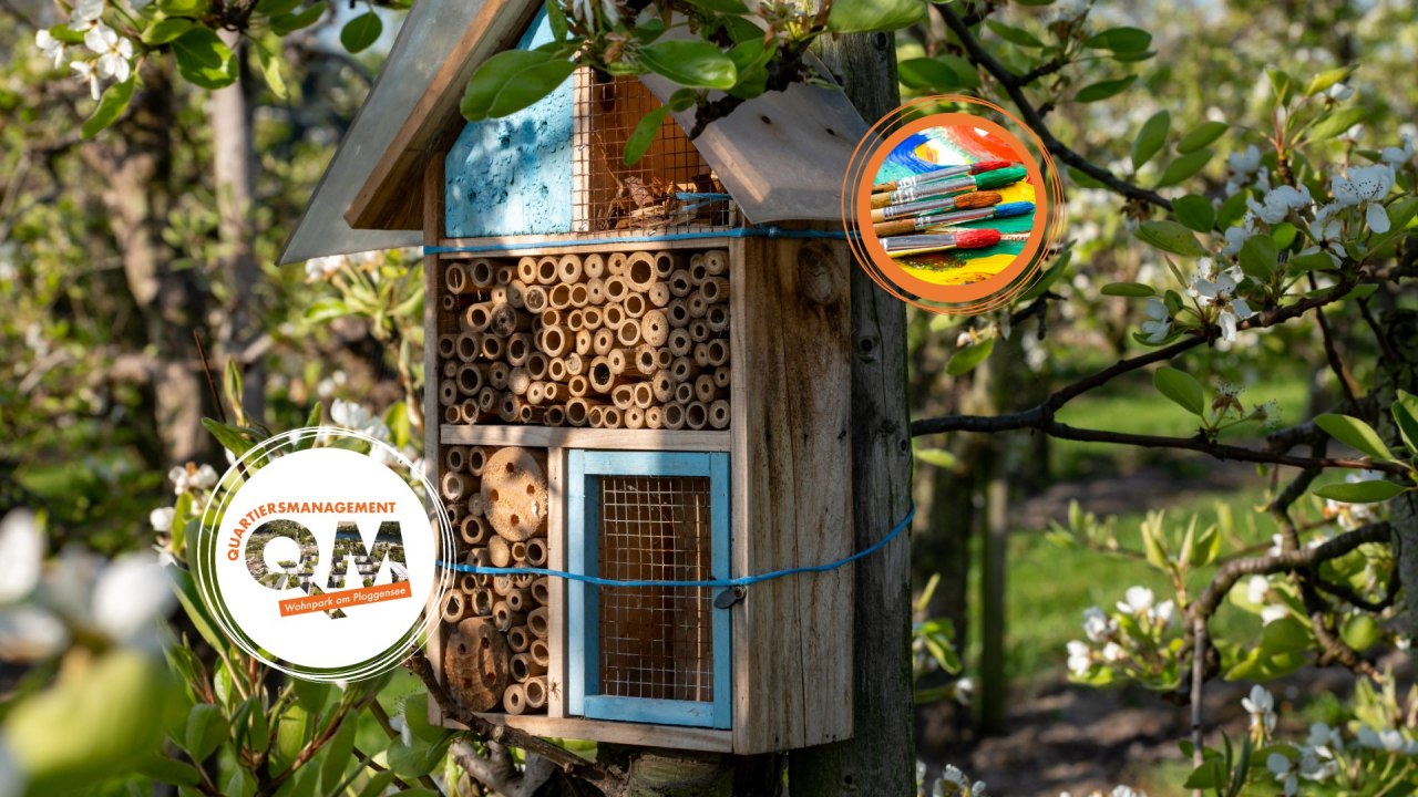 Insect Hotel // &copy; Quartiersmanagement Ploggensee