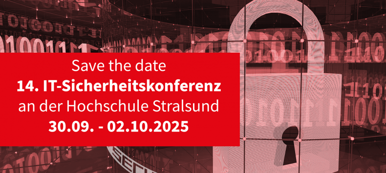 Save the date 14th IT Security Conference at Stralsund University of Applied Sciences, © HOST