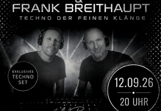 Vincent Montoya & Frank Breithaupt - ExclusiveOn September 12, 2026, Bar La Mer will be transformed into a meeting place for lovers of electronic music. Vincent Montoya and Frank Breithaupt present an exclusive techno set with hypnotic beats, deep basses and modern sounds between melodic techno, deep tech and selected underground vibes. experience an intense musical journey in which music, light and atmosphere merge into a special overall experience. A night full of energy, emotion and stylish electronic sounds.📍 Bar La Mer📅 12.09.2026🕗 Start: 20:00 Exclusive. Electronic. Unforgettable. // © Olaf Borchert Vincent Montoya & Frank Breithaupt - ExclusiveOn September 12, 2026, Bar La Mer will be transformed into a meeting place for lovers of electronic music. Vincent Montoya and Frank Breithaupt present an exclusive techno set with hypnotic beats, deep basses and modern sounds between melodic techno, deep tech and selected underground vibes. experience an intense musical journey in which music, light and atmosphere merge into a special overall experience. A night full of energy, emotion and stylish electronic sounds.📍 Bar La Mer📅 12.09.2026🕗 Start: 20:00 Exclusive. Electronic. Unforgettable. // © Olaf Borchert