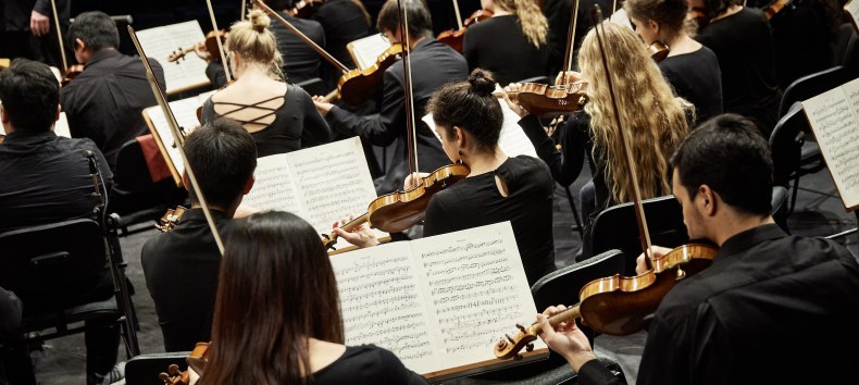 Illustration of an orchestra // &copy; hmt Rostock