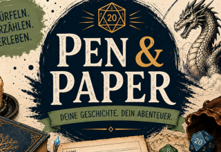 Fantastische Wesen, wie Drachen und magische Gegenst&auml;nde, wie Kerzen und W&uuml;rfel, werden abgebildet. // &copy; Stadtbibliothek Stralsund