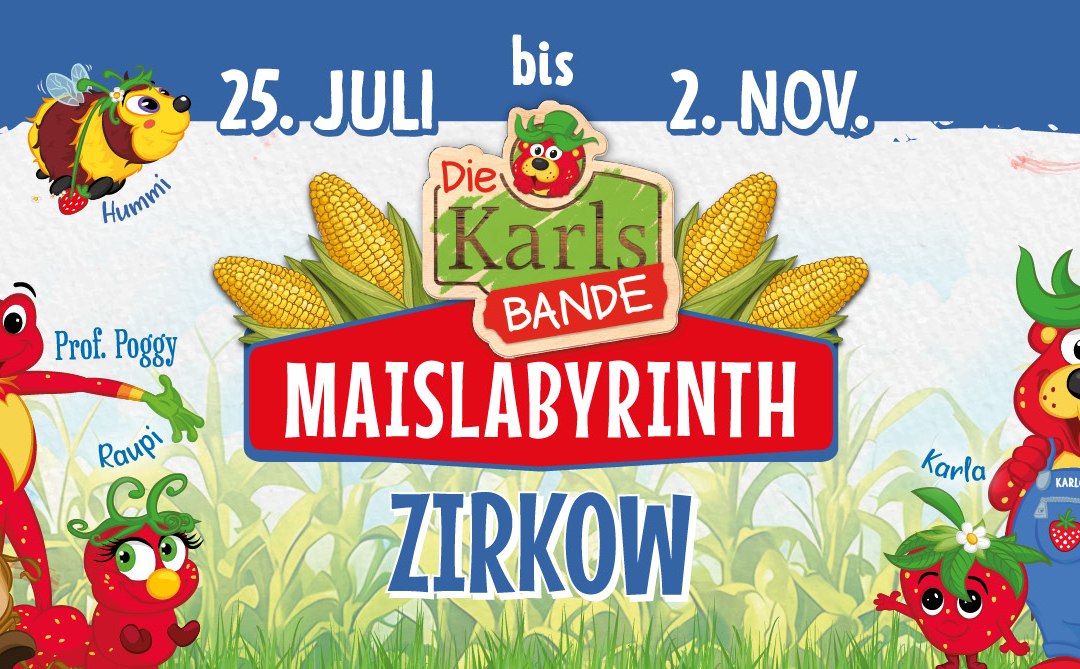 Zirkow corn maze on the island of Rügen, © Karls Markt OHG