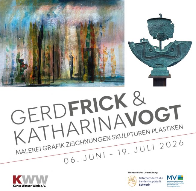 Flyer zur Ausstellung Katharina Vogt, Gerd Frick // © Christian Schmitke, Kunst-Wasser-Werk Flyer zur Ausstellung Katharina Vogt, Gerd Frick // © Christian Schmitke, Kunst-Wasser-Werk