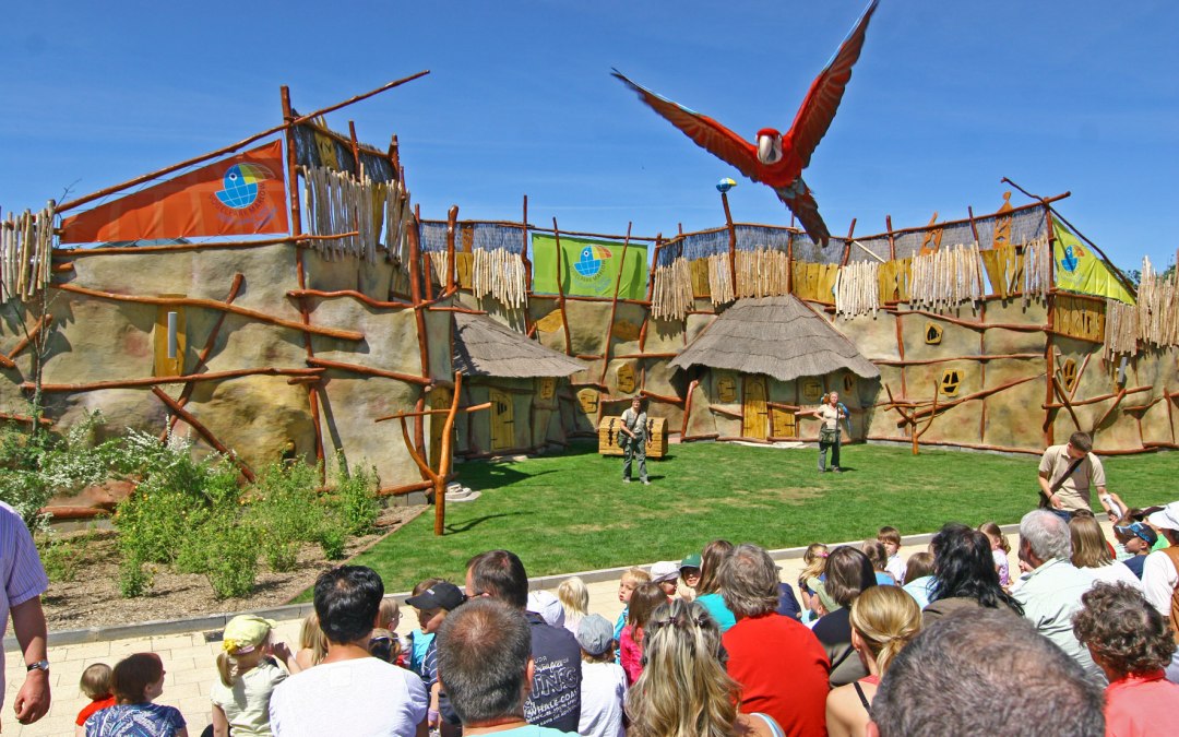 Ontmoeting met dierenshow, © Vogelpark Marlow/Zöger