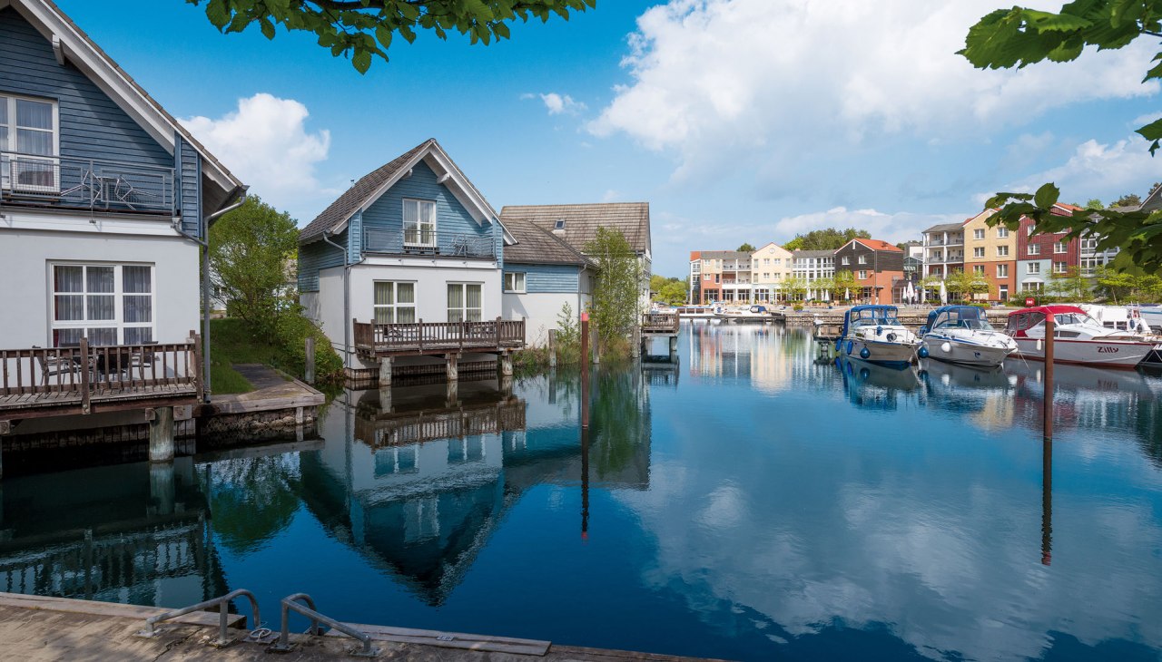 Vakantiehuizen aan het water, © Precise Resort Marina Wolfsbruch Vakantiehuizen aan het water, © Precise Resort Marina Wolfsbruch