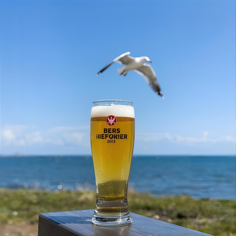 Ochtendpint op de Strelasund // &copy; mmf Parow - mit KI erstellt