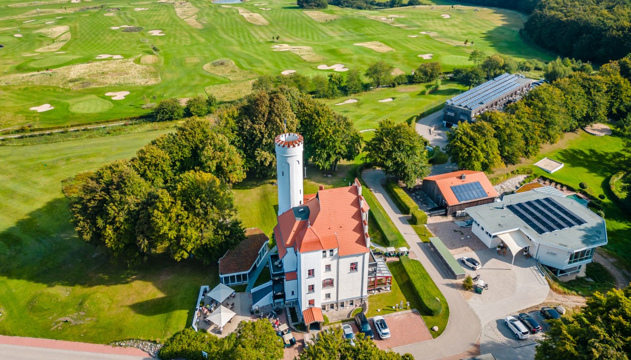 Aerial view of Ranzow Castle area, © Schloss Ranzow / FotoArt Mirko Boy