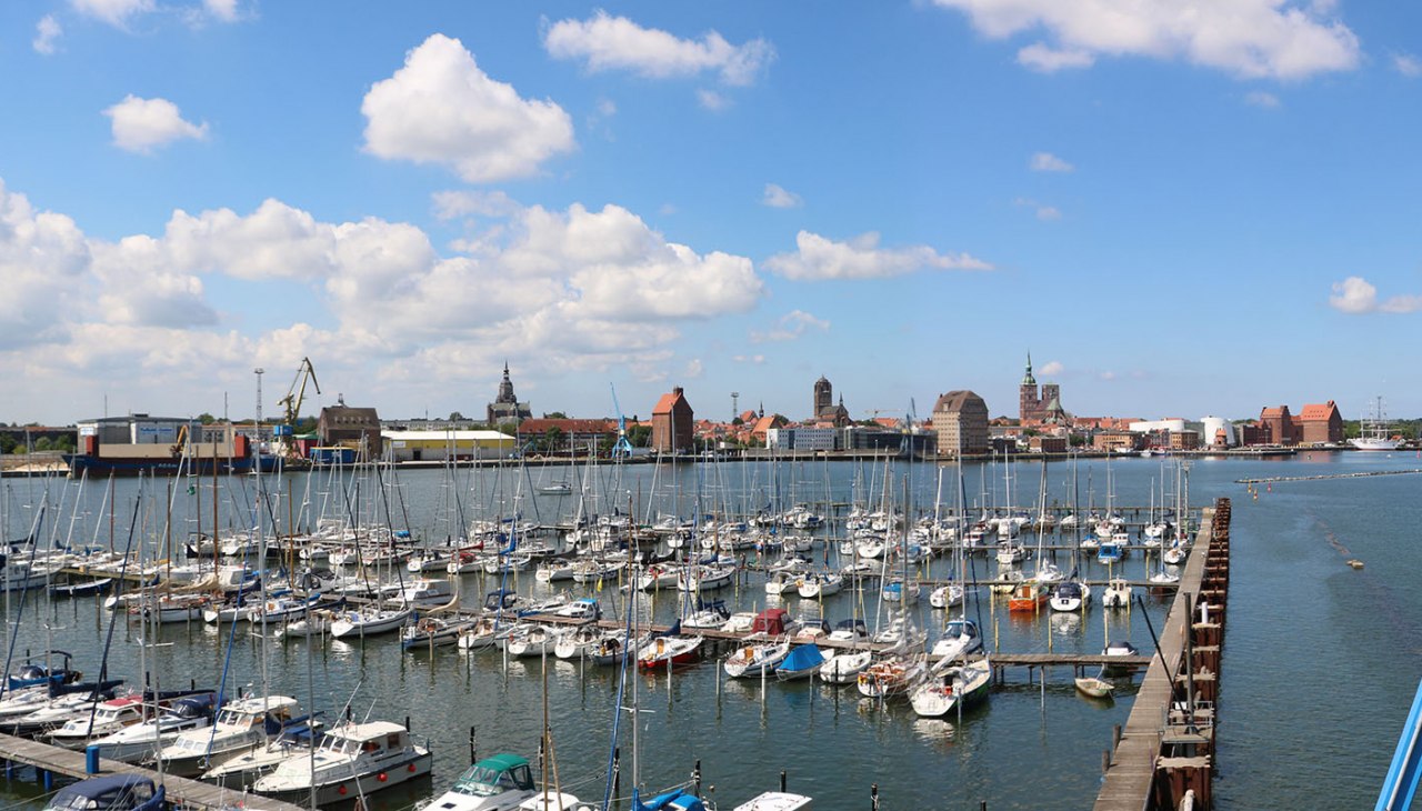 View of the harbour of the water sports centre from above, © Manfred Hanke, Vorstandsmitglied WSZ