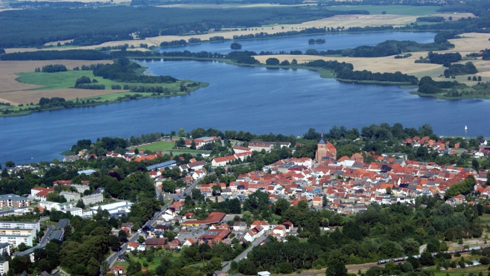 Luchtfoto Sternberg am See, © Stadtinformation Sternberg
