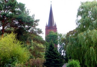 Church tower of the Gristow church, &copy; Sabrina Wittkopf-Schade