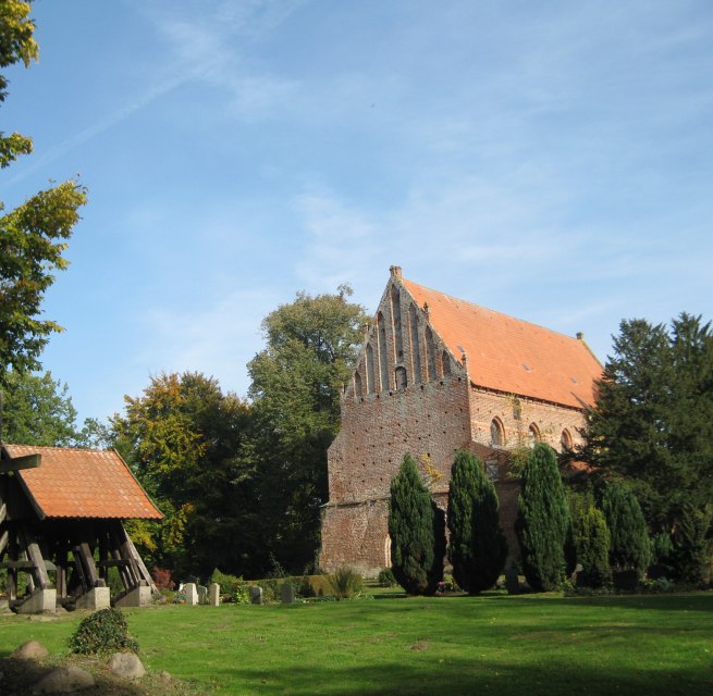Au&szlig;enansicht der Kirche // &copy; Tourismusverband Vorpommern e.V.