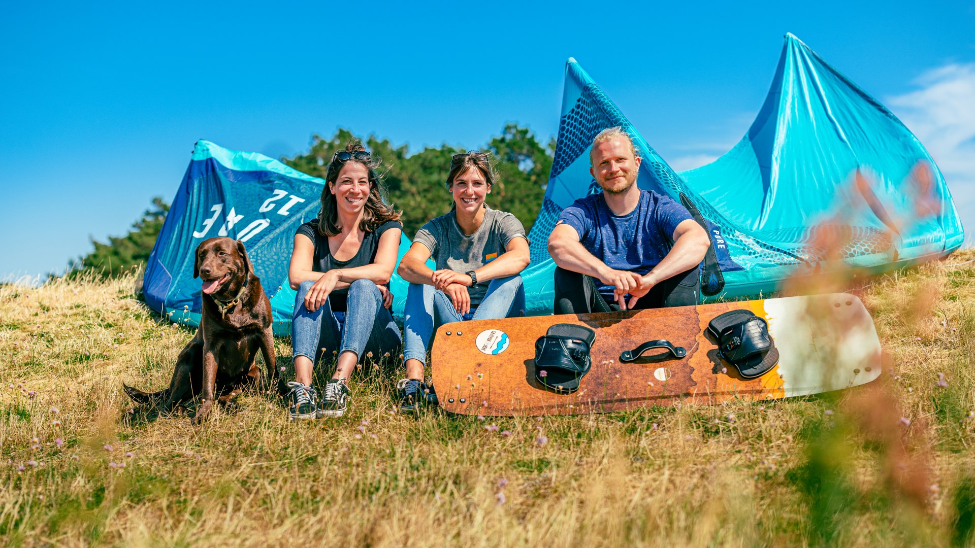 Team van DeafVenture, Duitslands eerste gecertificeerde vliegerschool voor doven