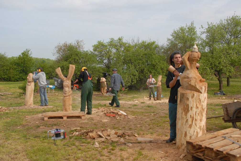 Wood sculptor workshop at the forest museum, © Klaus Borrmann