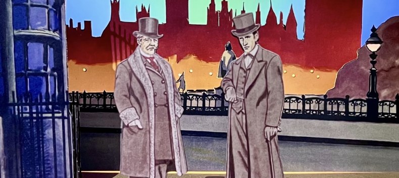 Sherlock Holmes und Dr. Watson // © Papiertheater Heringsdorf Sherlock Holmes und Dr. Watson // © Papiertheater Heringsdorf