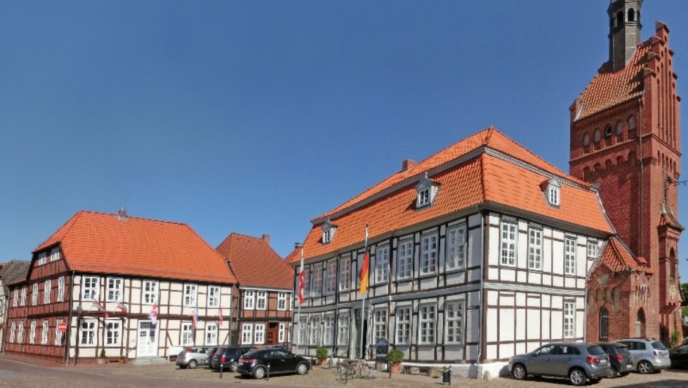 Dömitz town hall square, © Jörg Reichel