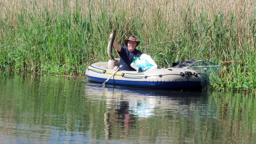 Anglers luck on the Recknitz, © Anglerverein "An der Recknitz" Marlow
