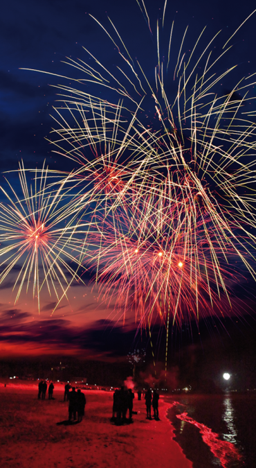 feuerwerk_silvester am strand, © GS_KV Baabe