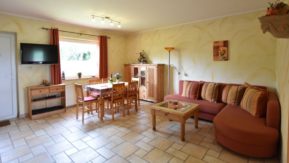 Wohnbereich des Doppelferienhauses La Casa © Sischka & Sischka GbR_, © Sischka & Sischka GbR