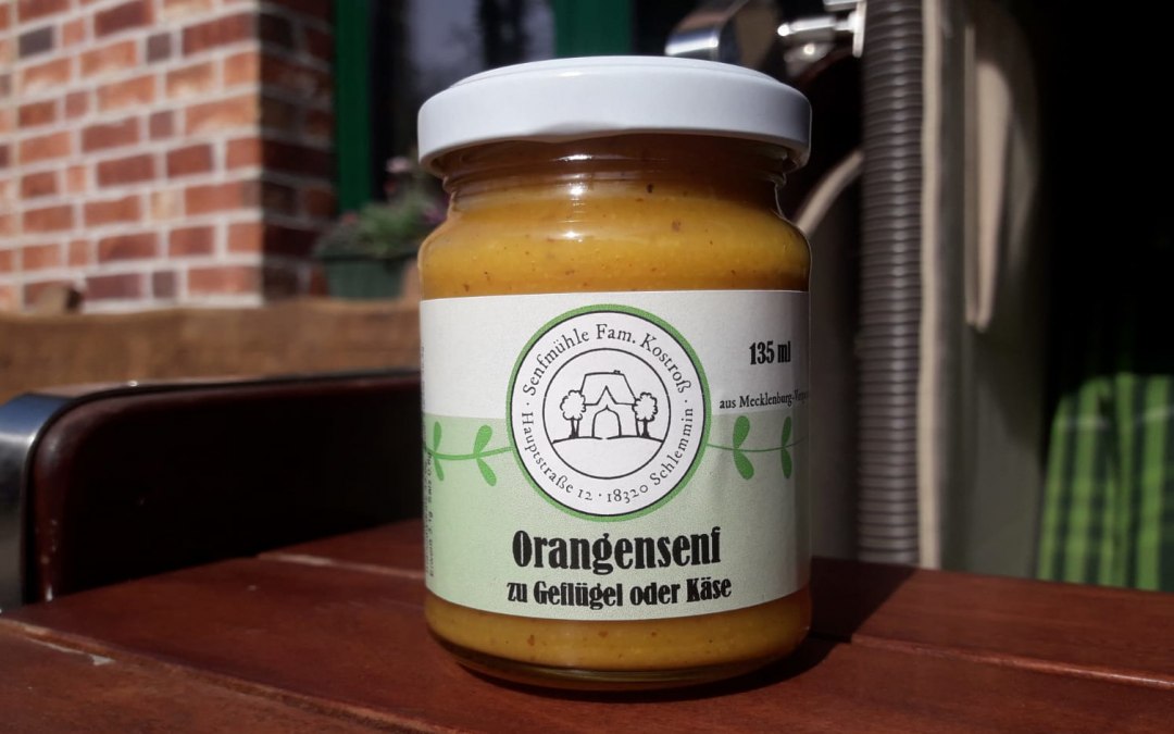 Smaakexplosie-sinaasappelmosterd-van-gerechten, © Senfmühle Schlemmin