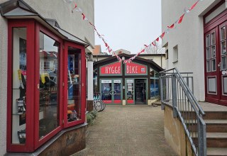 Unser Fahrradladen in der M&uuml;hlenstra&szlig;e, ein bisschen versteckt im Hof // &copy; K&K Service GmbH/Kim David