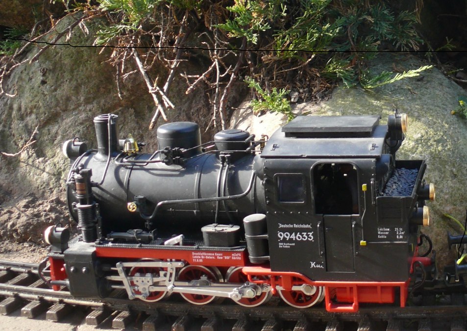Garden railroad under construction, interested helpers wanted, © Peter Ramsch