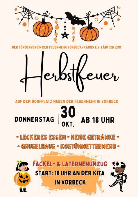 Herfstbrand 2025, © FFW Vorbeck