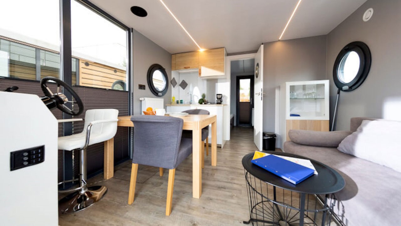 Interieur woonboot // © C.Kaufmann Interieur woonboot // © C.Kaufmann