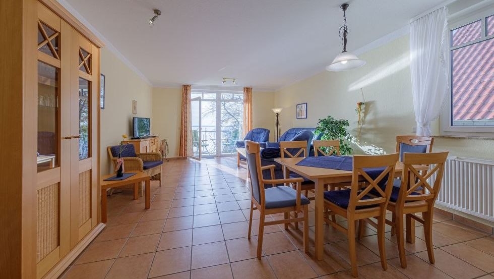 Uitzicht op de vakantiewoning Seerose aan de K&ouml;lpinsee // &copy; Andre Pretzel