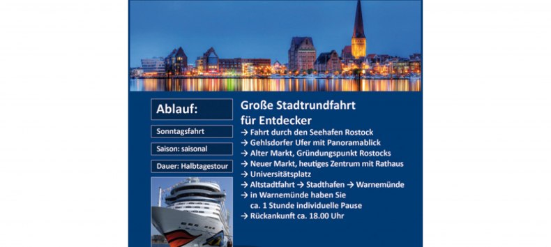 © rostock-rundfahrten.de / Rostocker Transfer Service