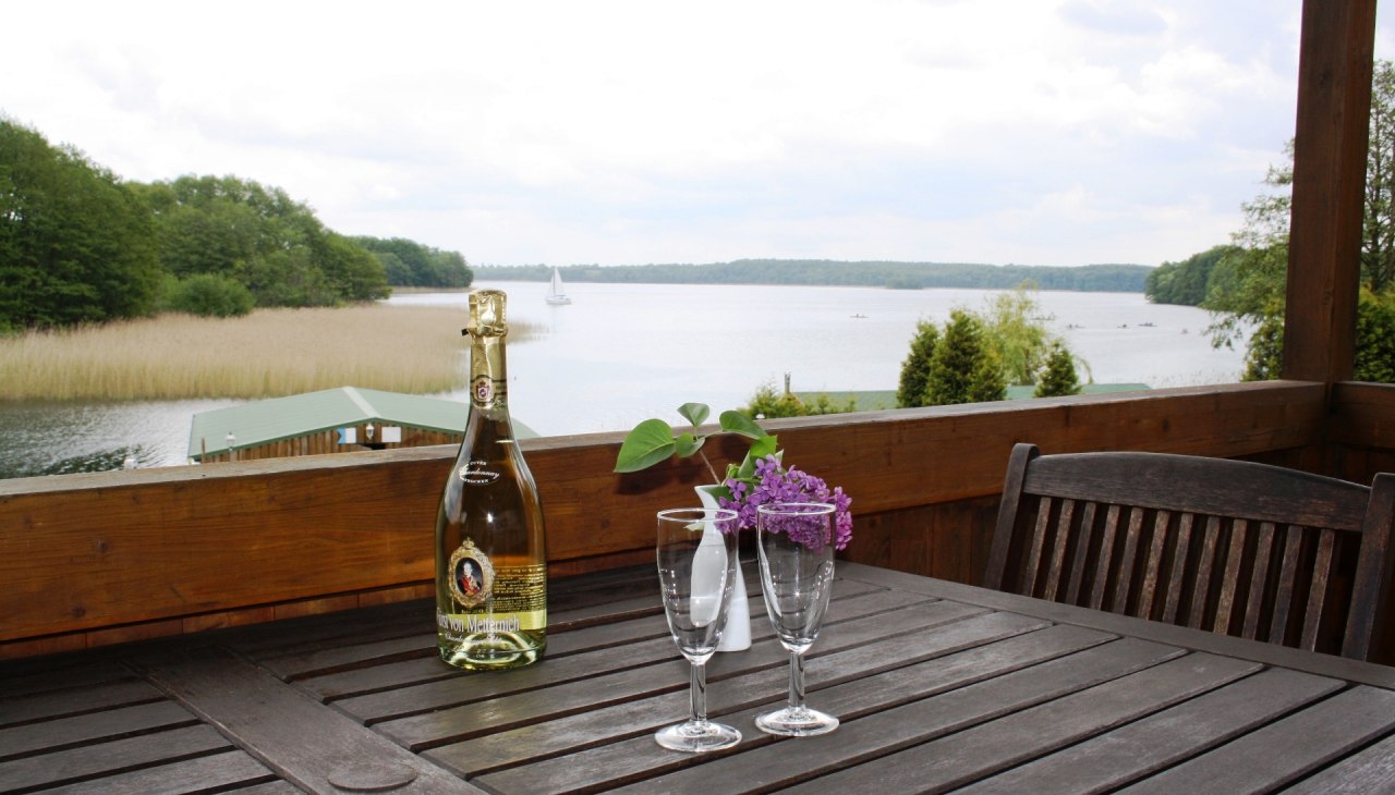 Uitzicht vanaf het balkon van appartement 1, © Frank Krüger Uitzicht vanaf het balkon van appartement 1, © Frank Krüger