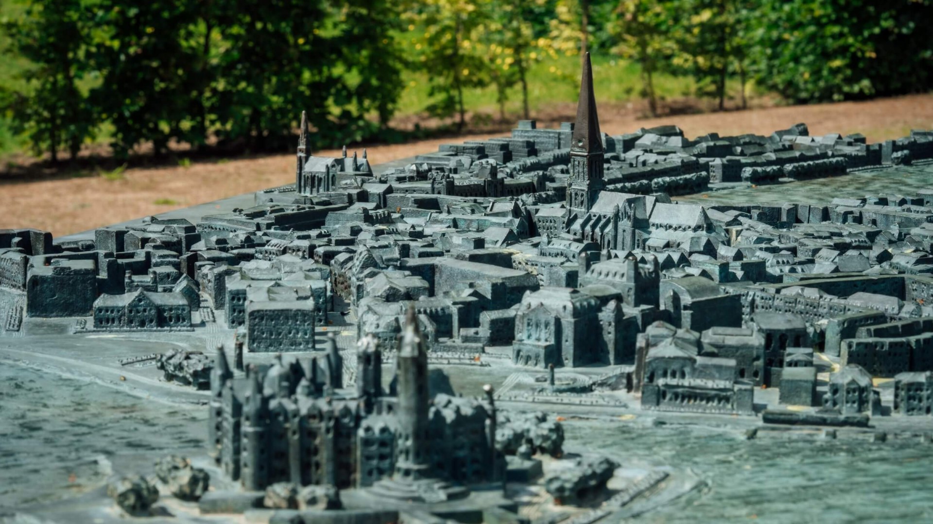De stad Schwerin en het UNESCO-werelderfgoed als stedelijk ensemble - het ijzeren model