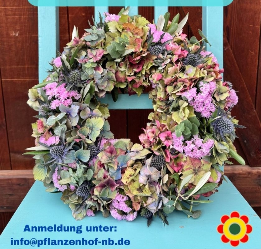 Voorbeeld: hortensia-krans // &copy; Pflanzenhof