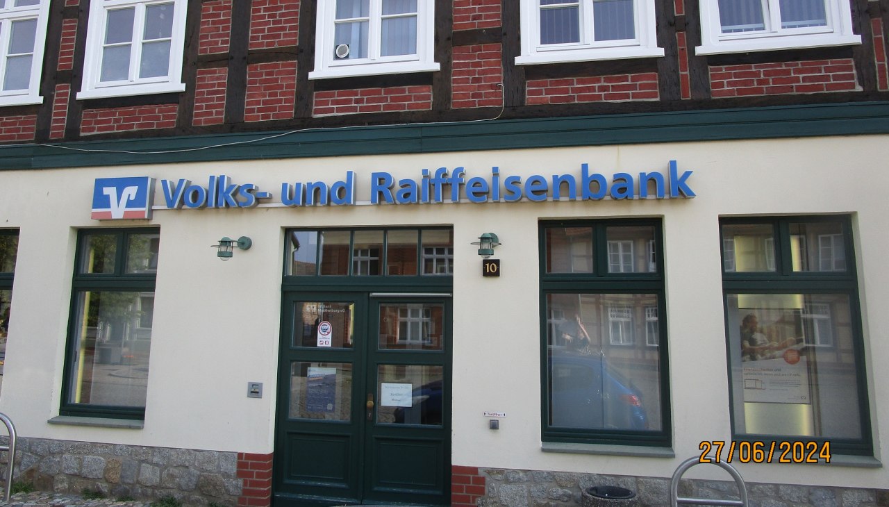 Raiffeisenbank Plau am See, © Jonas Kurverwaltung Raiffeisenbank Plau am See, © Jonas Kurverwaltung