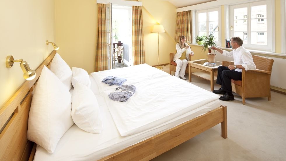 In the comfortable guest rooms you wake up relaxed in the morning // © Fischhaus am Schaalsee In the comfortable guest rooms you wake up relaxed in the morning // © Fischhaus am Schaalsee
