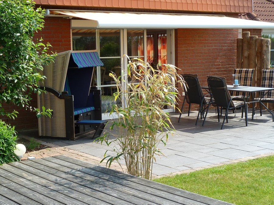 Bubgalow terras, © Ostseehaus Windbreaker