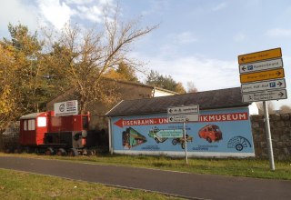 Richtingaanwijzer spoorweg- en technologiemuseum Prora // &copy; Tourismuszentrale R&uuml;gen