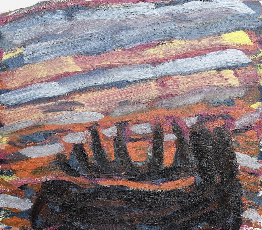 Untitled 2026 Oil on cotton 220 x 250 cm // © Ingmar Bruhn Untitled 2026 Oil on cotton 220 x 250 cm // © Ingmar Bruhn