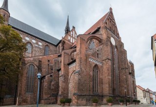 Buitenaanzicht van de Sint-Joriskerk, © TZ Wismar, Anibal Trejo