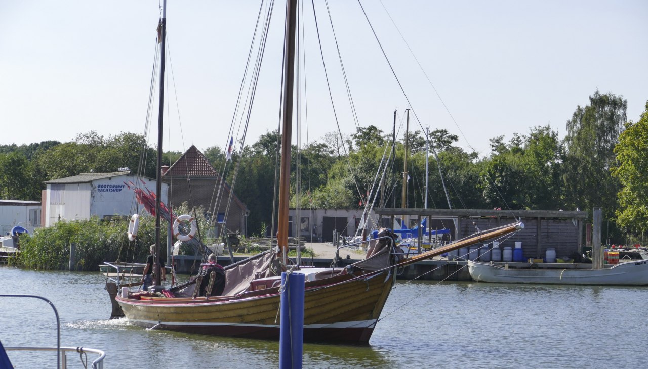 Mönkebude marina is conveniently located with a direct link to the lagoon, © TMV/cross media redaktion Mönkebude marina is conveniently located with a direct link to the lagoon, © TMV/cross media redaktion