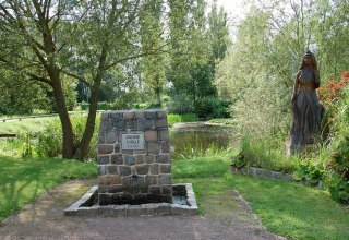 De Undine bron ligt vlakbij het Bürgerpark. // © Gabriele Skorupski De Undine bron ligt vlakbij het Bürgerpark. // © Gabriele Skorupski