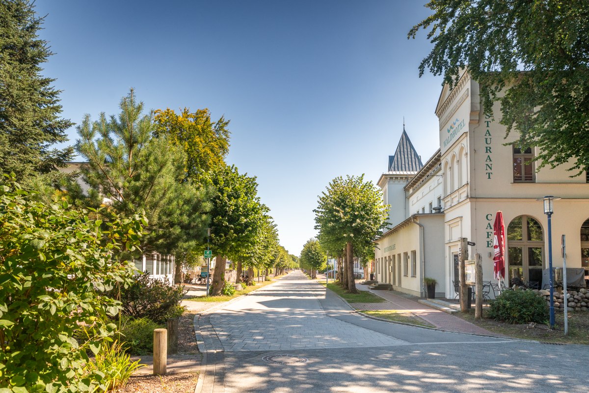 Uitzicht op de Kurstraße // © André Pristaff / TuK Uitzicht op de Kurstraße // © André Pristaff / TuK